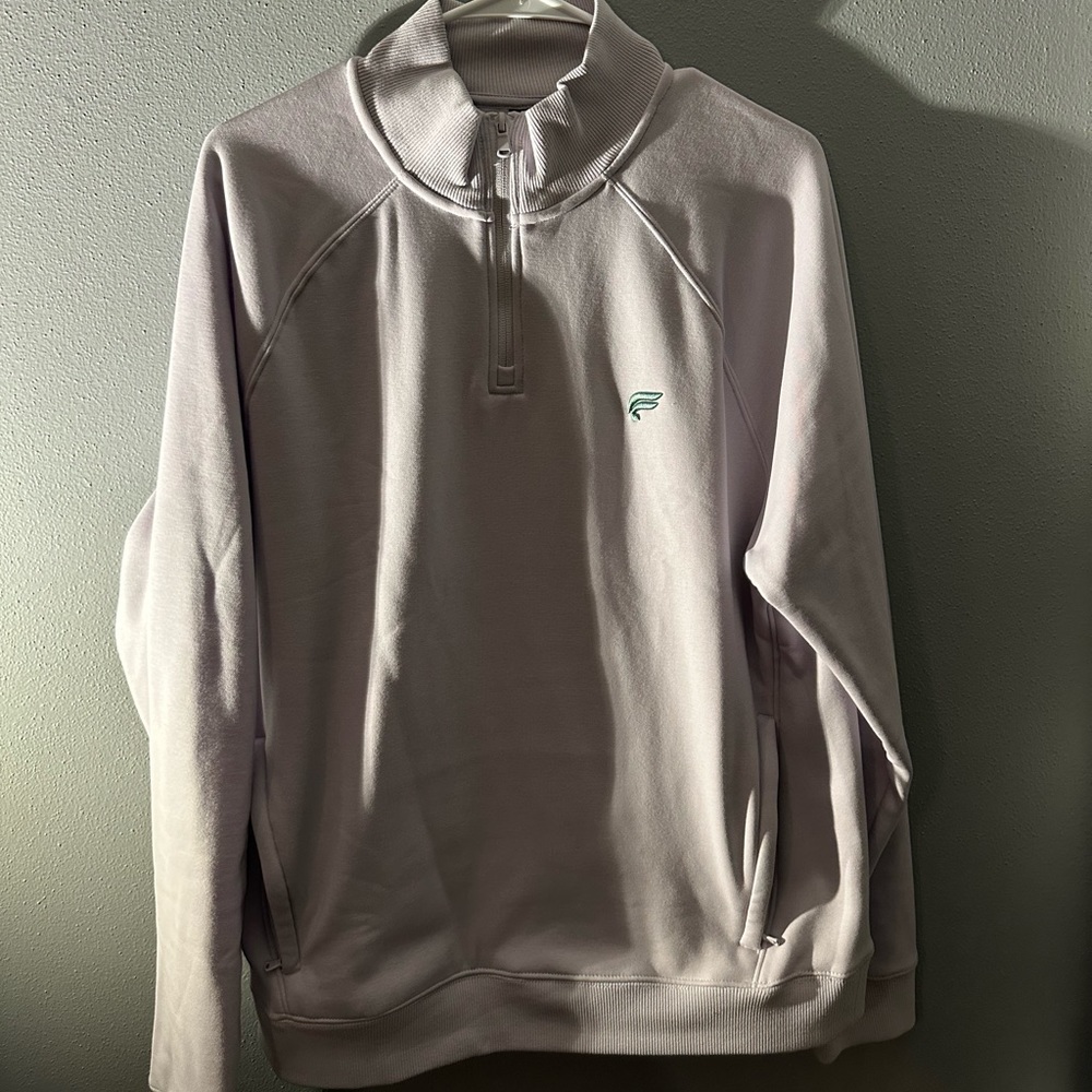 Fabletics 1/4 zip, Light Purple! Size Medium